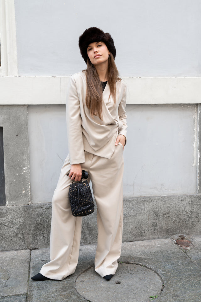 CAMILLA pantalone flanella