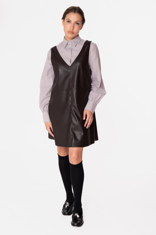 BREE vestito in ecopelle