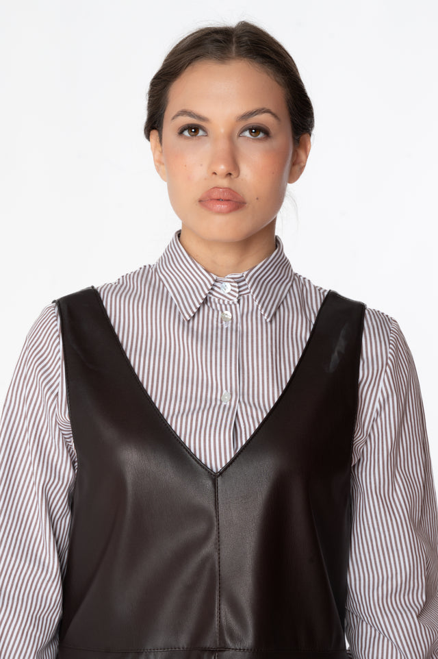 BREE vestito in ecopelle