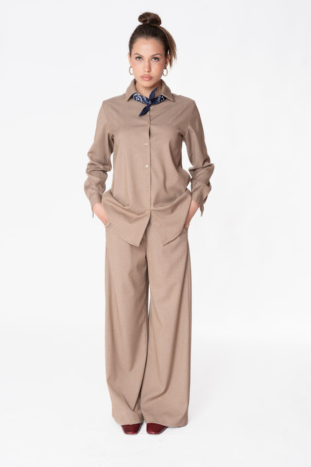 VIKY pantalone in fresco lana