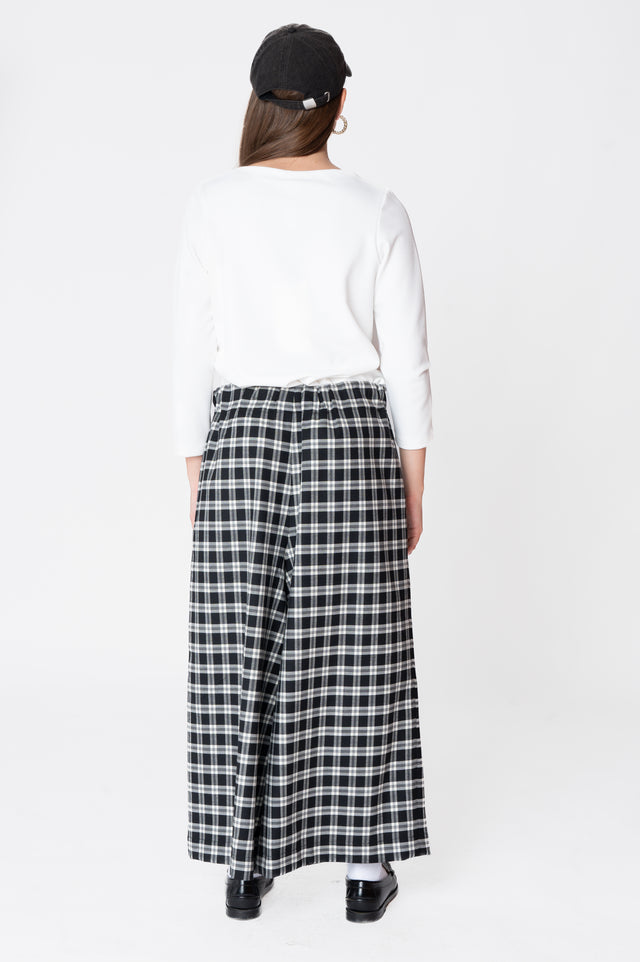 LULU' pantalone in lana scozzese