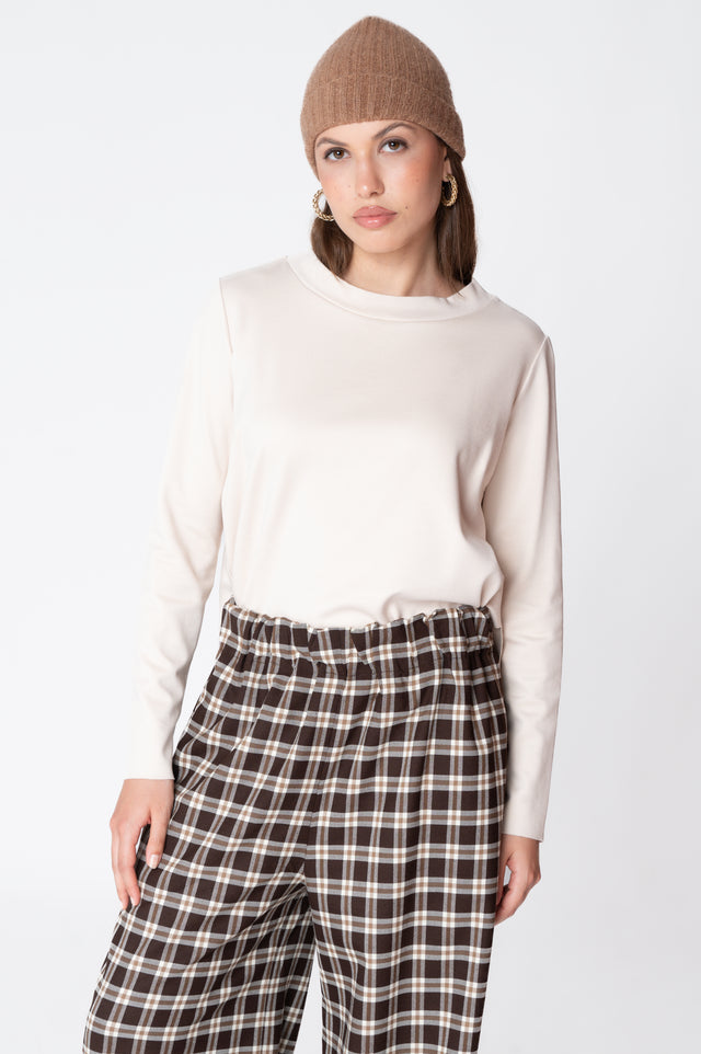 LULU' pantalone in lana scozzese