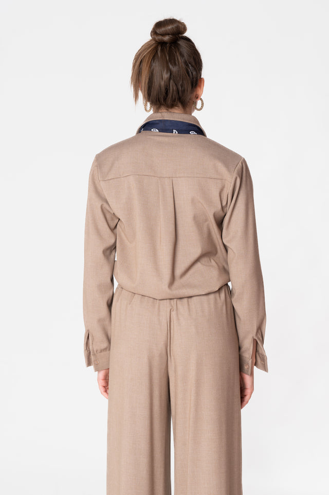 VIKY pantalone in fresco lana